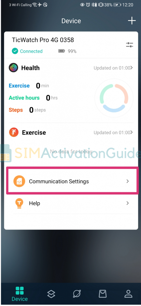 Steps to Install and Activate eSIM on TicWatch
